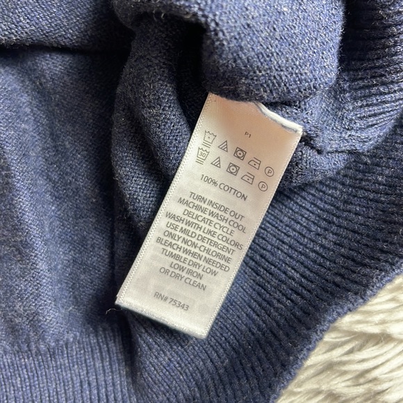 British khaki blue men’s sweater size xL - Picture 4 of 5